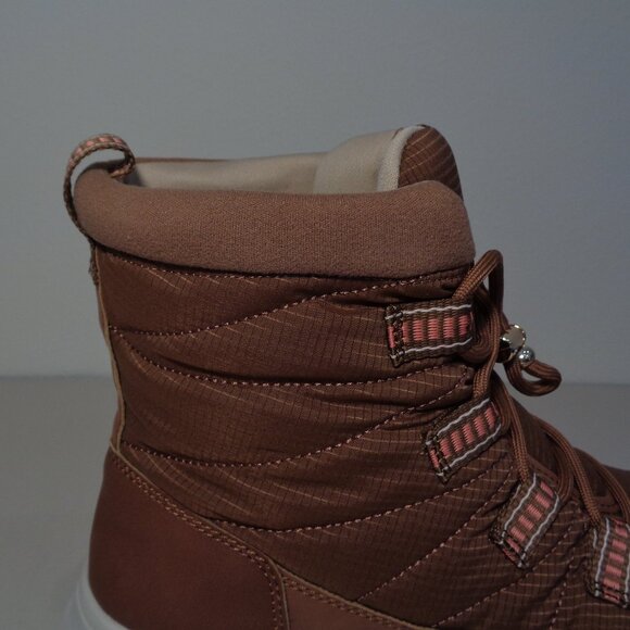 Ryka Size 6.5 Wide SENNA 3 Saddletan Fabric Boots New Women's Shoes - Picture 3 of 16